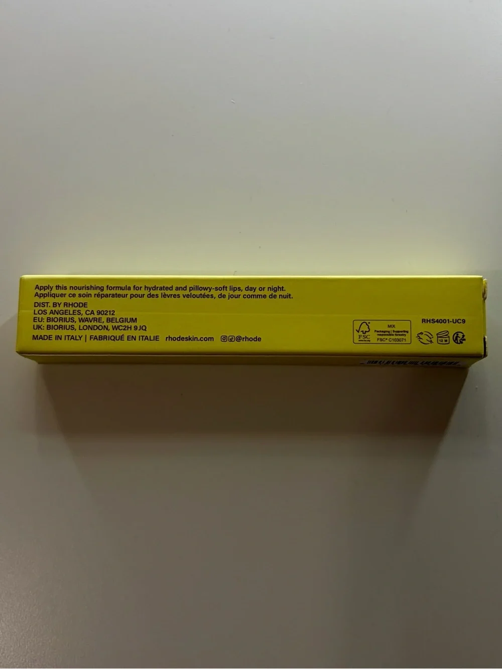 Limited Edition Rhode Caramelized Banana Lip Peptide x Justin Bieber